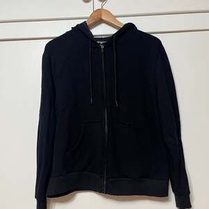 90s Style Slouch Basic Zip Up Hoodie Cropped Oversized Drawstring Sweatshirt Jac